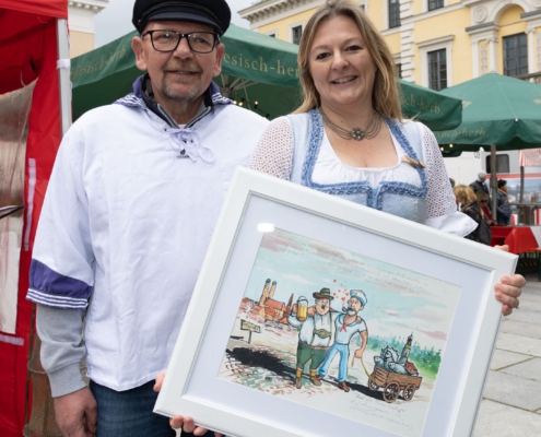 Hamburger Fischmarkt 2023 in München, Foto: mymuenchen.de